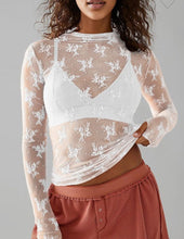 Load image into Gallery viewer, Lace sheet under shirt