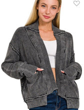 Load image into Gallery viewer, Washed dropped shoulder sweater