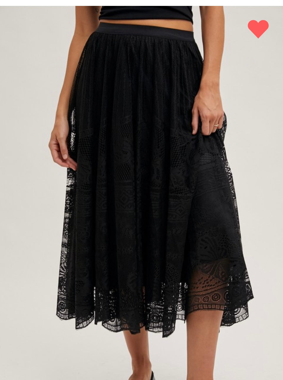 Lace skirt