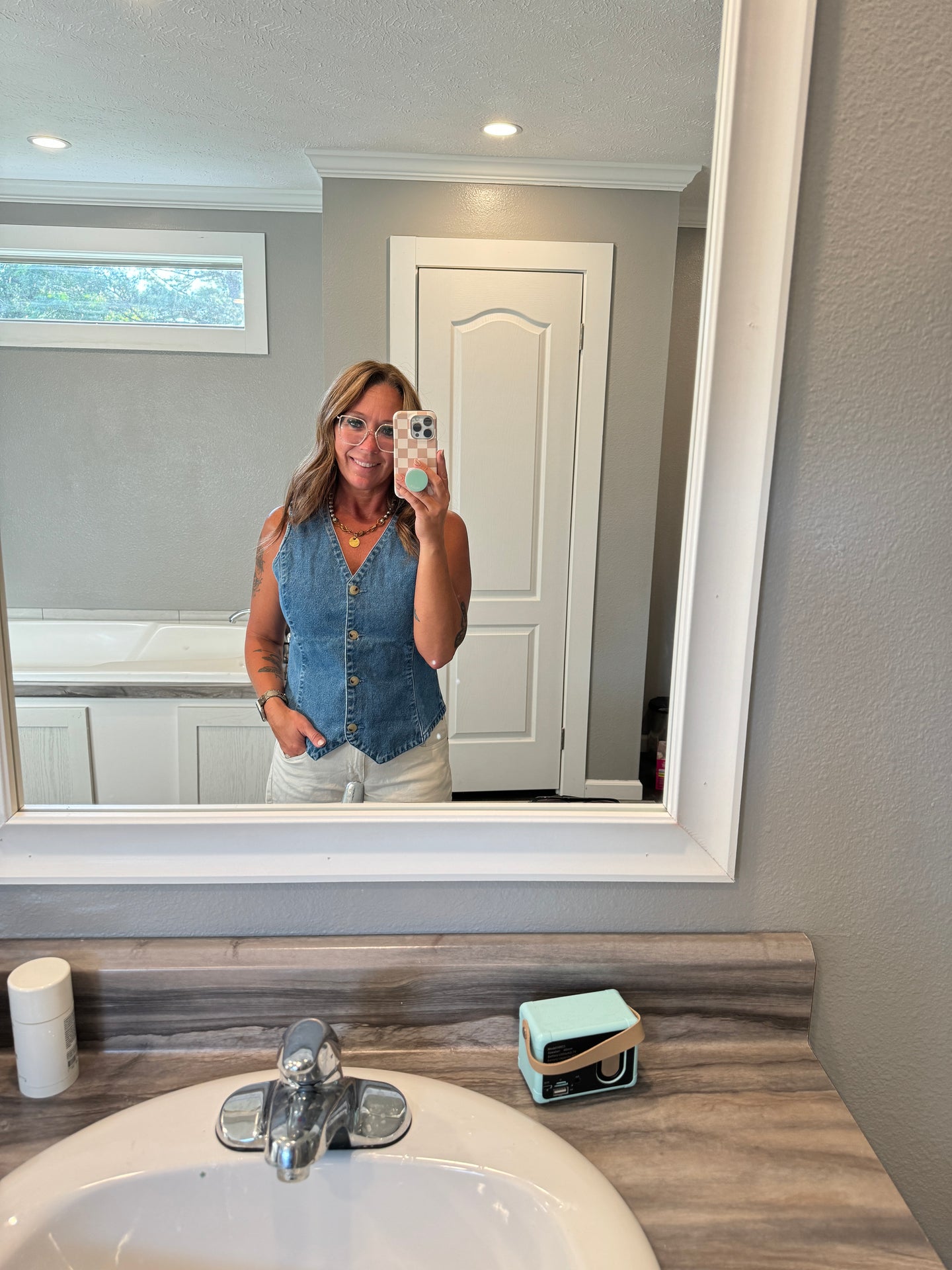 Denim vest