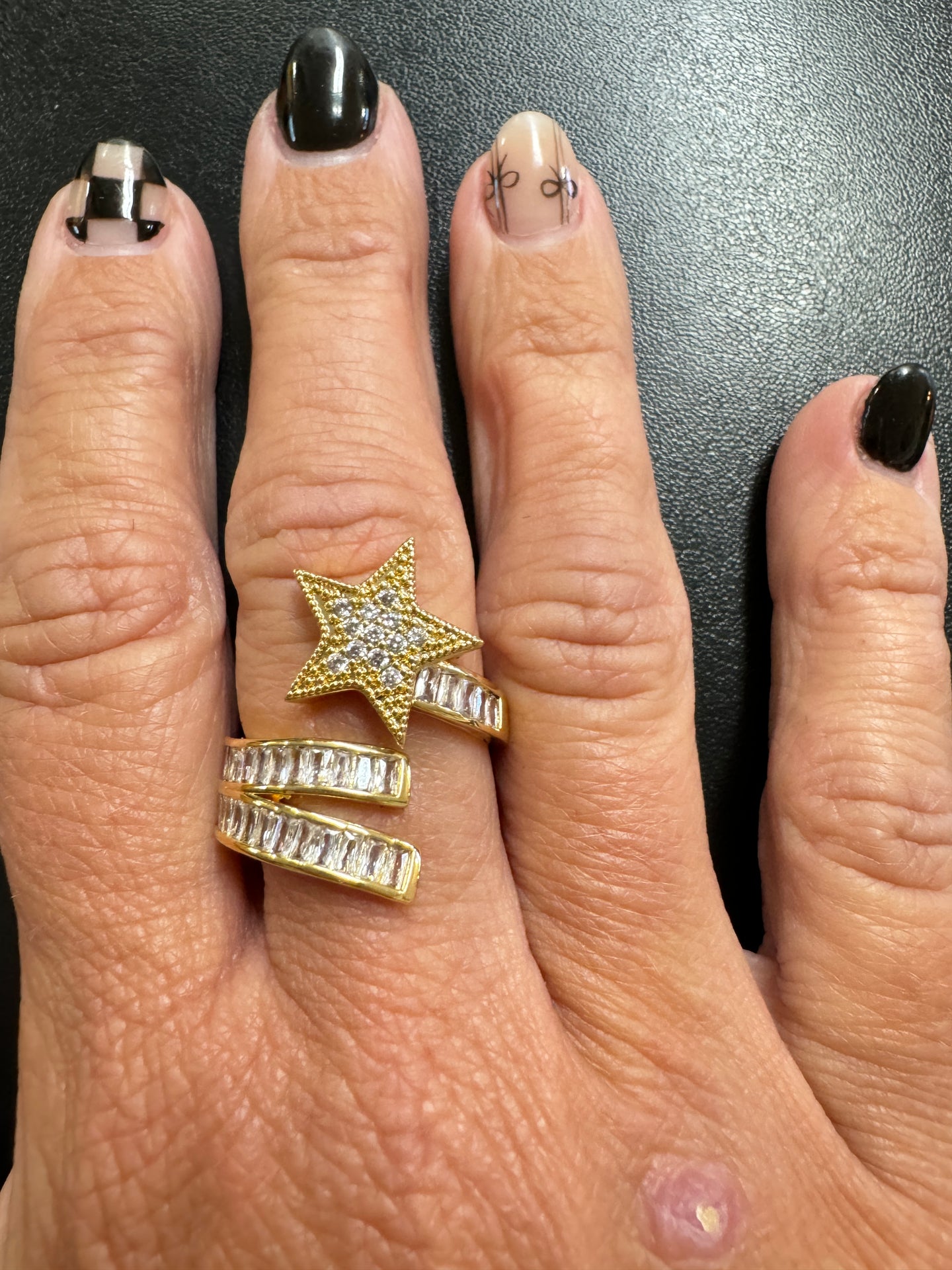 Spacey ring 18k water resistant