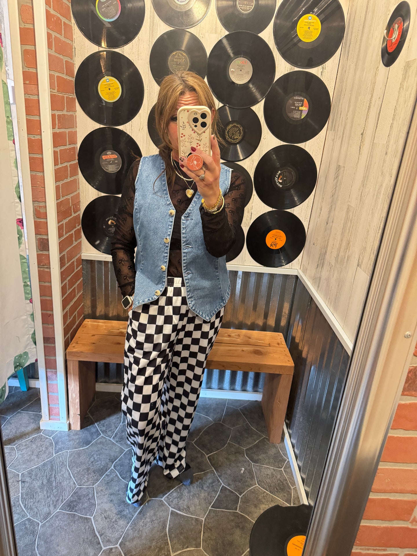 Checkmate trousers