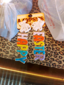 happy easter earrings